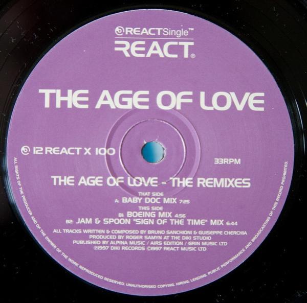 Age Of Love - The Age Of Love (The Remixes)