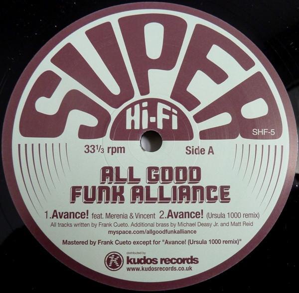 All Good Funk Alliance - Avance!