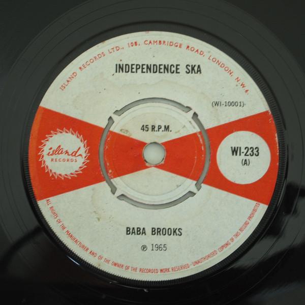 Baba Brooks, Stranger Cole, Claudelle Clarke - Independence Ska / Seven Days