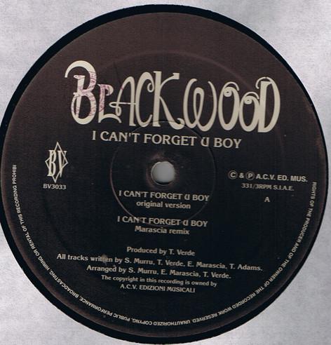 Blackwood - I Can't Forget U Boy / The Key To Knowledge