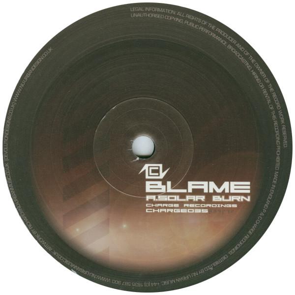Blame - Solar Burn / Solar Burn (VIP)