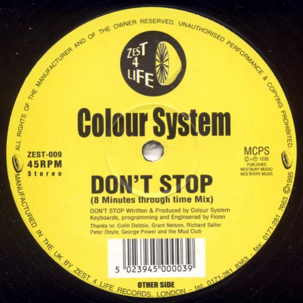 Colour System Inc - Don't Stop