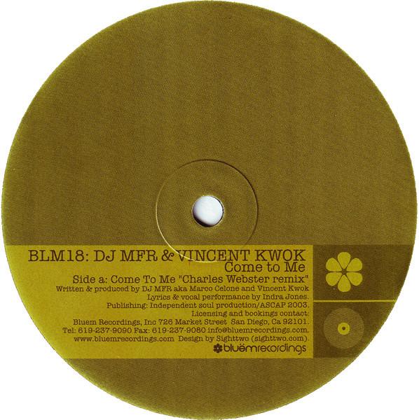 DJ MFR, Vincent Kwok - Come To Me