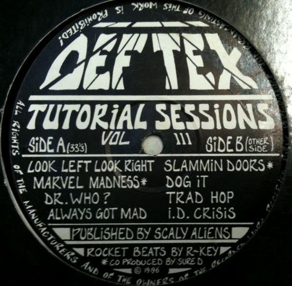 Def Tex - Tutorial Sessions Vol III