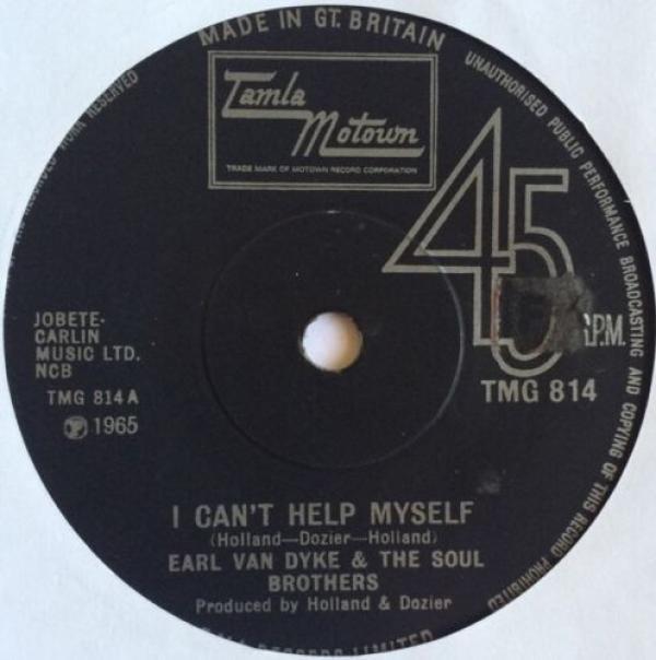 Earl Van Dyke, The Soul Brothers (17) - I Can't Help Myself