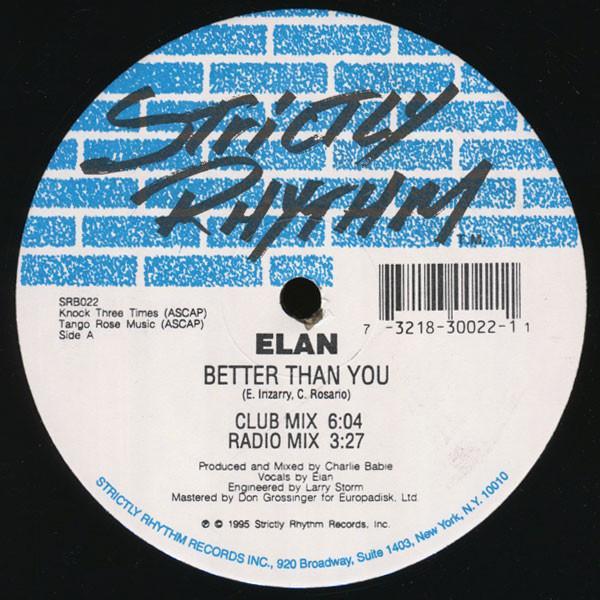 Elan - Better Than You