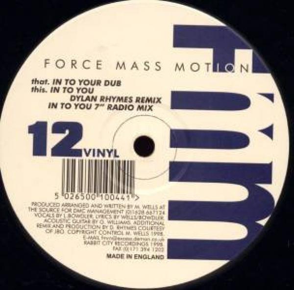 Force Mass Motion - In To You