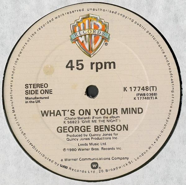 George Benson - What's On Your Mind