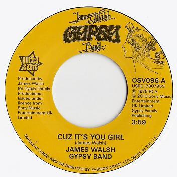 James Walsh Gypsy Band - Cuz It's You Girl / Bring Yourself Around