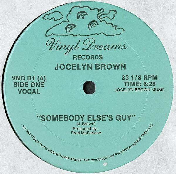Jocelyn Brown, Frederick "M.C. Count" Linton - Somebody Else's Guy / I'm Somebody Else's Guy