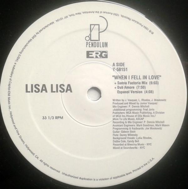 Lisa Lisa - When I Fell In Love