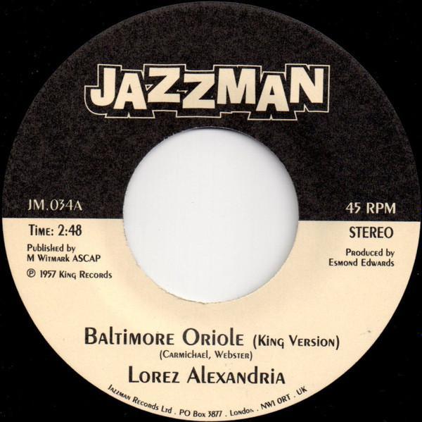 Lorez Alexandria - Baltimore Oriole