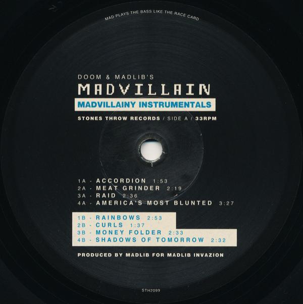 MF Doom, Madlib, Madvillain - Madvillainy Instrumentals