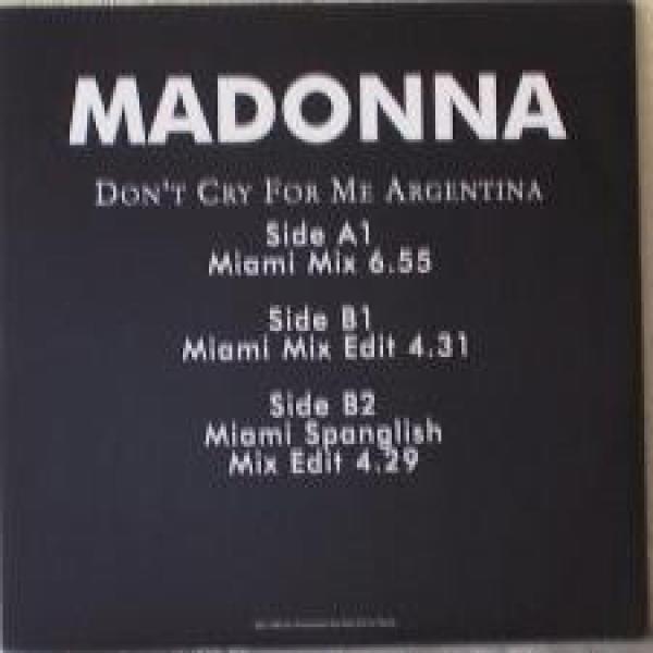 Madonna - Don't Cry For Me Argentina