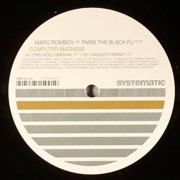 Marc Romboy, Paris The Black Fu - Computer Madness