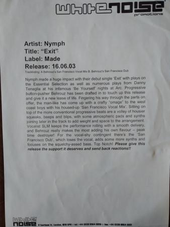 Nymph - Exit