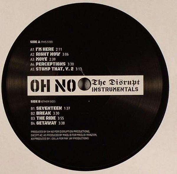 Oh No - The Disrupt (Instrumentals)