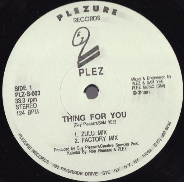 Plez - Thing For You