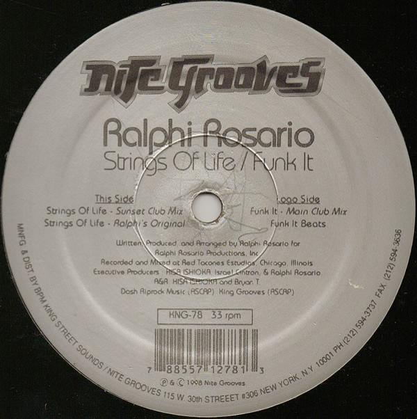 Ralphi Rosario - Strings Of Life / Funk It