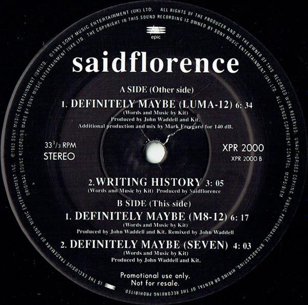 Saidflorence - Definitely Maybe