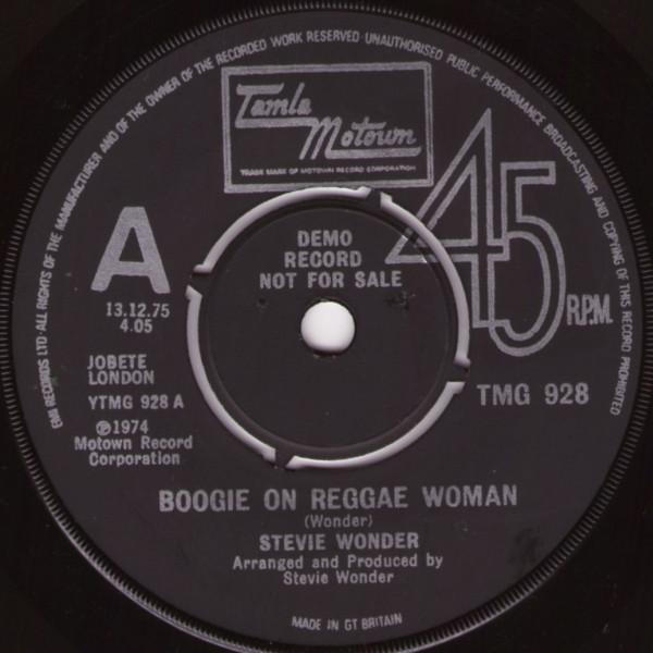Stevie Wonder - Boogie On Reggae Woman