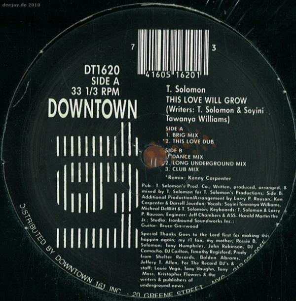 T. Solomon (3) - This Love Will Grow