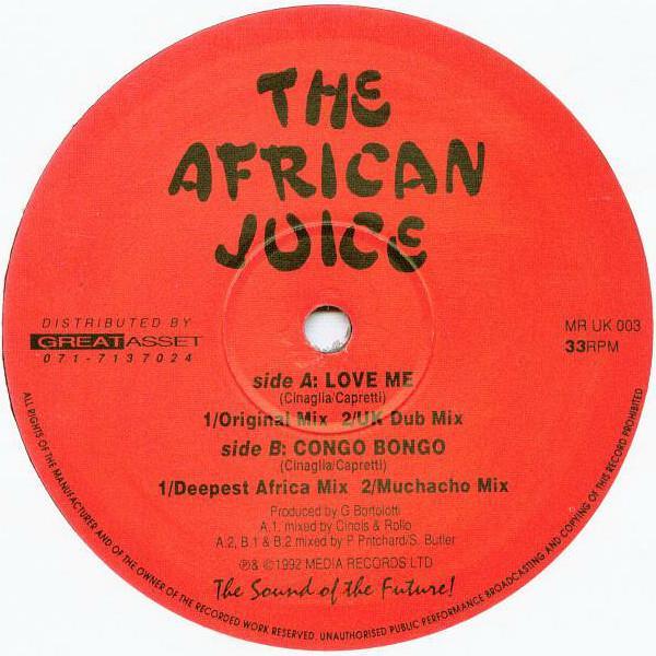 The African Juice - Love Me / Congo Bongo