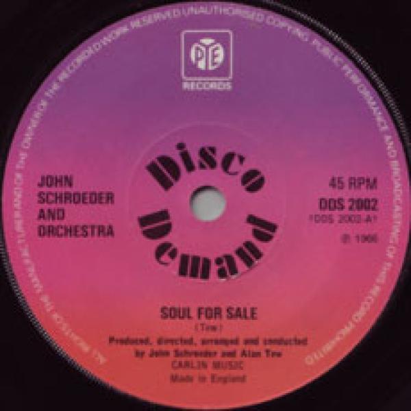 The John Schroeder Orchestra - Soul For Sale