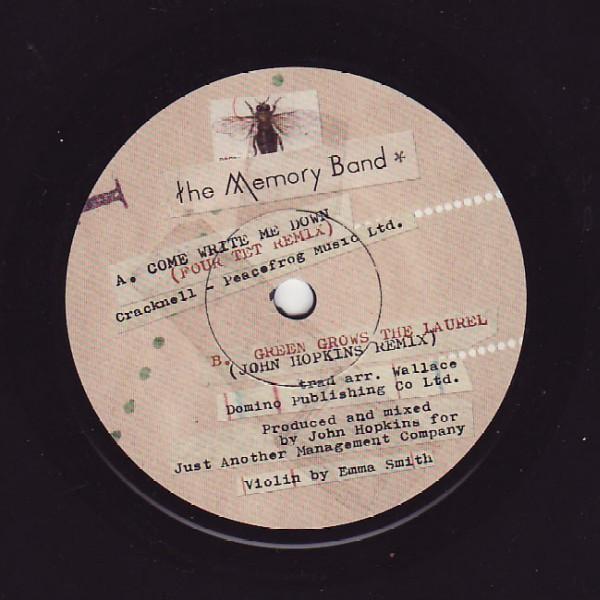 The Memory Band - Come Write Me Down / Green Grows The Laurel