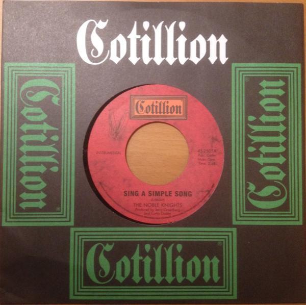 The Memphis Horns, The Noble Knights - Sing A Simple Song / Soul Bowl