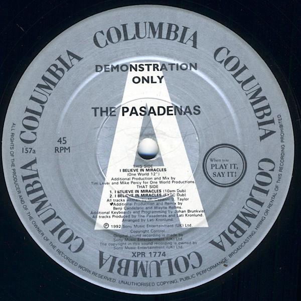 The Pasadenas - I Believe In Miracles