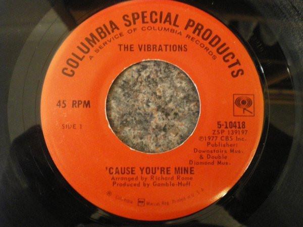 The Vibrations - 'Cause  You're Mine / I Took An Overdose